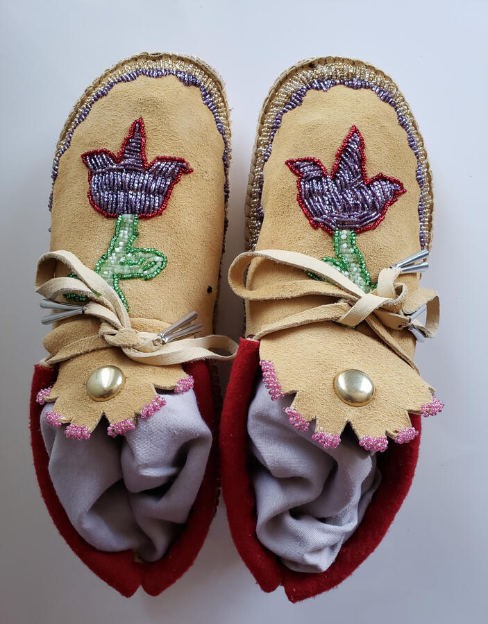 Women's Beaded Moccasins